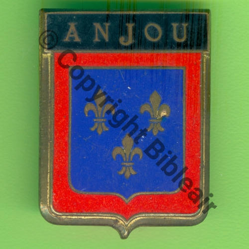 3248.EMGFA 1956.63 GT.II.62 ANJOU  SM Cuivre Bol Dos lisse Email Src.Y.GENTY  9Eur04.21 